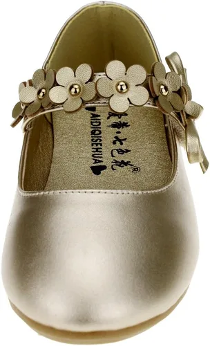 Miniatura 2 de Maxu Kids PU Flower Slip on Flats Fashion Oxford