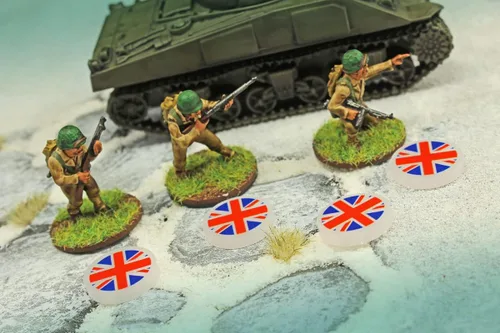 Miniatura 2 de LITKO Fichas de juego de guerra en miniatura de la Segunda Guerra Mundial, Guerra de invierno, piezas de juego, compatibles con Bolt Action, paquete