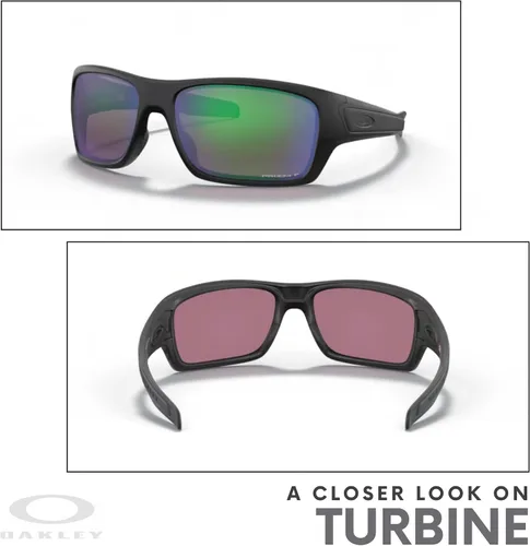 Miniatura 46 de Oakley Turbine OO9263 - Gafas de sol rectangulares para hombre, correa + paquete con kit de gafas de diseñador iWear
