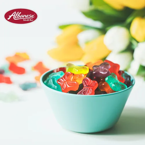 Miniatura 7 de Albanese World's Best Mini Gummi Butterflies, las mejores gomitas mini con forma de mariposa del mundo, bolsa de 7.5 oz