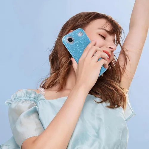 Miniatura 7 de MATEPROX - Funda compatible con iPhone Air de 6.5' [2025], carcasa protectora de 3 capas con purpurina brillante y tendencia, anti-arañazos y a