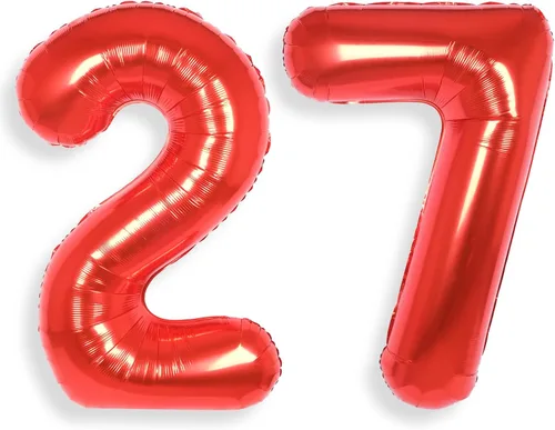 Miniatura 15 de AULE Globos de helio con letra roja S, de 40 pulgadas, grandes, gigantes, de lámina de mylar, rojos, para decoraciones de cumpleaños, aniversarios