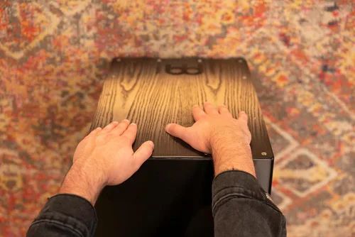 Miniatura 9 de Cajón de percusión Headliner con tono de caja y bajo para música acústica — NO FABRICADO EN CHINA — Madera de fresno, toca con tus manos, GARANTÍA