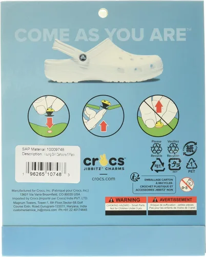 Miniatura 2 de Crocs Jibbitz - Paquete de 5 dijes de unicornio para zapatos Jibbitz para Crocs S