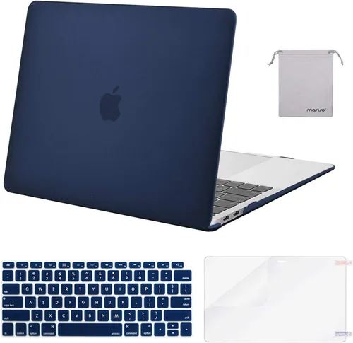 Miniatura 25 de MOSISO - Funda rígida y de plástico compatible con MacBook Air de 13 pulgadas versión 2022, 2021-2018, A2337 M1 A2179 A1932; con cubierta