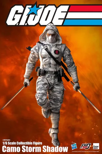Miniatura 5 de ThreeZero G.I. Joe: Camo Storm Shadow Figura coleccionable a escala 1:6 FigZero, multicolor
