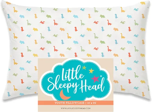 Miniatura 35 de Little Sleepy Head Funda de almohada para niños pequeños, 100% algodón y funda de almohada hipoalergénica para almohada de niños pequeños, funda