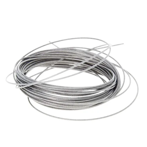 Miniatura 8 de Heyiarbeit Cuerda de alambre de 1/8, cable de alambre de PVC de acero inoxidable 304, cable de avión de 16.4 pies de longitud perfecto