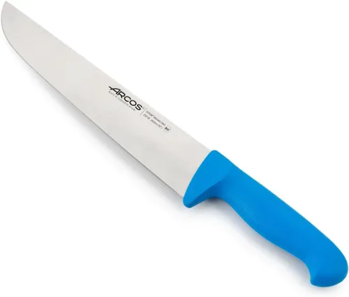 Miniatura 13 de Arcos Cuchillo de carnicero Range de acero inoxidable nitrum de 7 pulgadas. Cuchillo para carne. Mango azul de polipropileno. Sistema