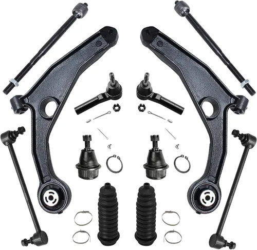 Miniatura 87 de Detroit Axle - Kit de extremo delantero para Ford 1998-2001 Explorer Mercury Mountaineer, 4 barras estabilizadoras delanteras y traseras, 2 brazos