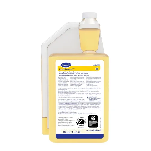 Diversey Prominence HD Limpiador de suelos, AccuMix, 32 onzas | Elimina suelos y aceites, acción emulsionante rápida, secado sin película, no