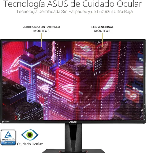 Miniatura 7 de ASUS TUF Gaming Monitor para juegos 2K HDR de 27 pulgadas (VG27AQ) - QHD (2560 x 1440), 165Hz (soporta 144 Hz), 1 ms, desenfoque de movimiento