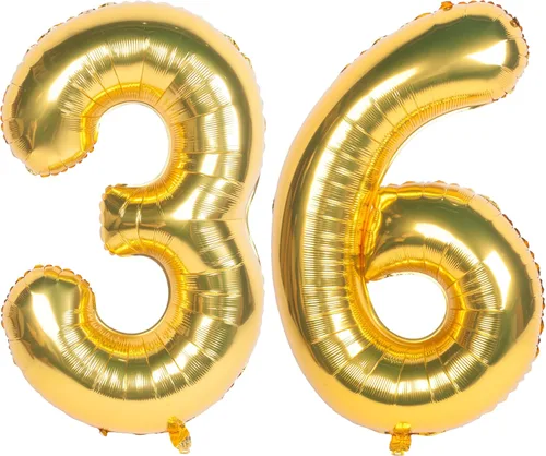 Miniatura 96 de Globos de helio de 40 pulgadas con dígitos dorados para fiesta de cumpleaños., Número 0, 40 pulgadas, número 0 oro 7