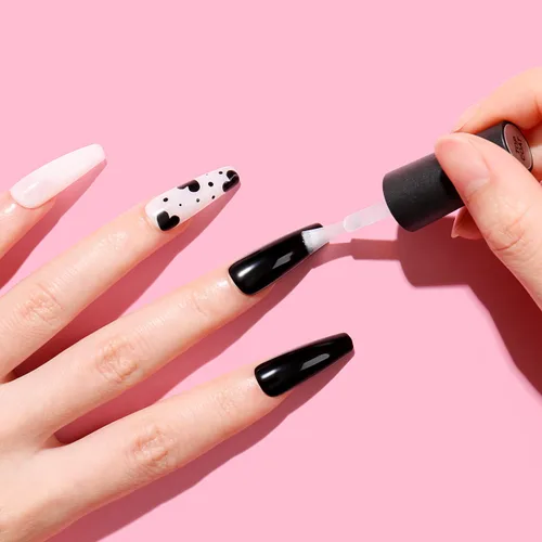 Miniatura 6 de AIMEILI Soak Off U V LED Hema Free Cruelty Free Vegan Gel Nail Polish – Capa base, capa superior mate y capa superior no limpia, juego de 0.3 fl oz