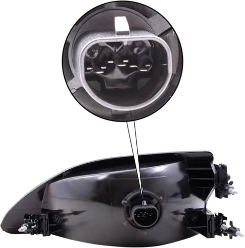 Miniatura 4 de Repuesto de faros delanteros lado del chófer y pasajero con lente texturado para Ford F4ZZ13008F F4ZZ13008E