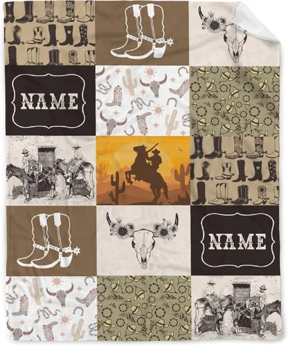 Miniatura 11 de Manta de bebé personalizada con estampado de vaca, nombre personalizado, manta de cumpleaños para recién nacido, manta de recepción para niño