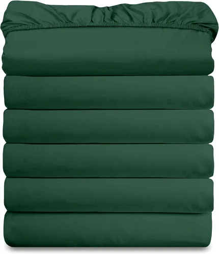 Miniatura 18 de Elegant Comfort Paquete de 6 sábanas bajeras ultrasuaves a granel – 1500 sábanas bajeras de microfibra de alta calidad hotelera, bolsillos profundos
