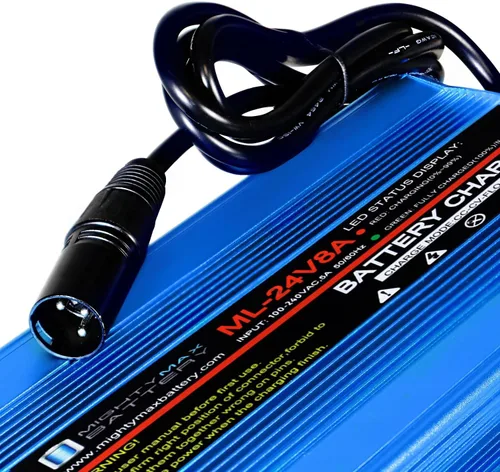 Miniatura 3 de Mighty Max Battery Compatible con cargador de 24 voltios y 8 amperios para JAC0724 XLR, CH5404, CP2480 XLR