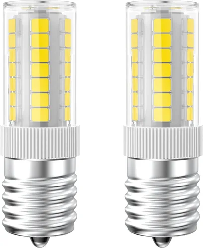 Bombillas LED de microondas debajo del capó equivalente a 40 W, bombilla LED E17 regulable para campana extractora, refrigerador, 3 W 360 lm LED