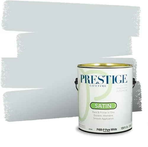 Miniatura 1515 de Pintura Exterior + imprimación PRESTIGE, todo-en-uno, 1 galón, acabado mate, color comparable al Valspar* Royal Gray* VS151-Gris real