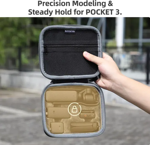 Miniatura 2 de Estuche de transporte de almacenamiento para DJI Osmo POCKET 3, bolsillo portátil 3 cámaras cardán bolsa protectora de viaje, caja organizadora