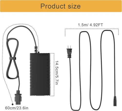 Miniatura 3 de Fuente de alimentación de inflado con cargador de 13.8 V N557514, adecuado para inflador inalámbrico de neumáticos DCC020IB Walt 20V MAX DCC020IB