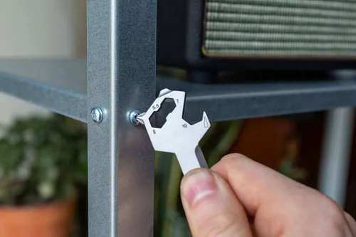 Miniatura 3 de KeySmart AllTul Wolf - Llavero multiherramienta multiusos 5 en 1 para llevar todos los días con abrebotellas, llave inglesa, cabeza Phillips, cabeza
