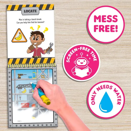 Miniatura 3 de Scentco Water Magic - Libros de actividad reutilizables con aroma gourmet patentados Scentco Water Reveal - Sin desorden, todo diversión