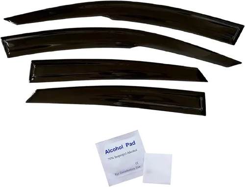 Miniatura 6 de 2016-2021 Protectores de Lluvia Adhesivos para Honda Civic Sedan, Deflectores de Visera Lateral EX EX-L LX Sport Touring, Sombras de Ventilación