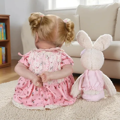 Miniatura 5 de CHAREX Muñeca realista Reborn Baby Girl – Muñeca realista hecha a mano de la vida real de 20 pulgadas, cuerpo con peso recién nacido, sensación