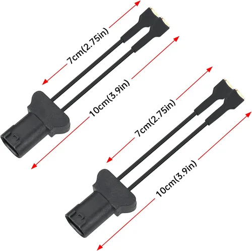 Miniatura 4 de SEINECA 2 Piezas Bocina de Coche Enchufe Especial Compatible con Adaptador de Bocina BWM Arnés de Cableado Cable Convertidor de Bocina de Coche.