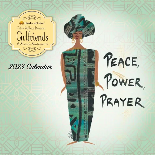 Miniatura 6 de Shades of Color Girlfriends, A Sister's Sentiments - Calendario afroamericano 2018 de Cidne Wallace de 12 x 12 pulgadas, (18GF)