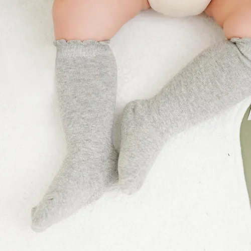 Miniatura 6 de DRESHOW BQUBO - Calcetines de punto para bebé, calcetines de algodón para niñas pequeñas