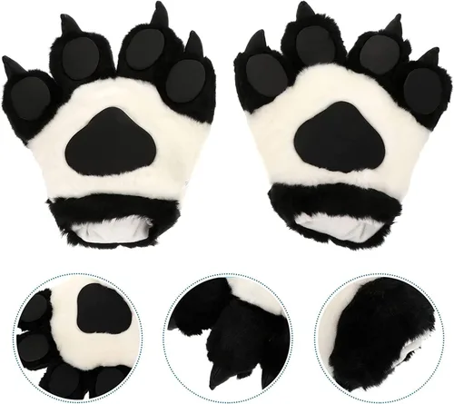 Miniatura 4 de LANFIRE Guantes de mano de garra de animal Guantes de pata de tigre Guantes de garra de dinosaurio garra de dinosaurio garra de oso Guantes