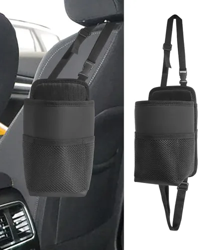 bylikeho Portavasos para Coche, Portavasos para Auto, Portavasos para Asiento de Coche, Accesorios para Coche 2 en 1 Portavasos Grandes para Asiento