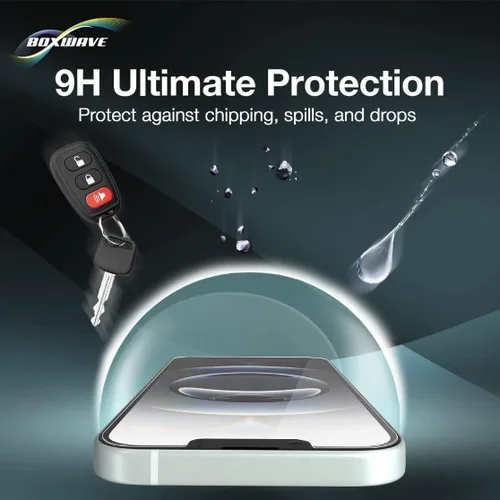 Miniatura 3 de BoxWave Protector de pantalla compatible con Xtrons Car Video Overhead Player (17.3 pulgadas), ClearTouch ImpactShield (paquete de 2), protector