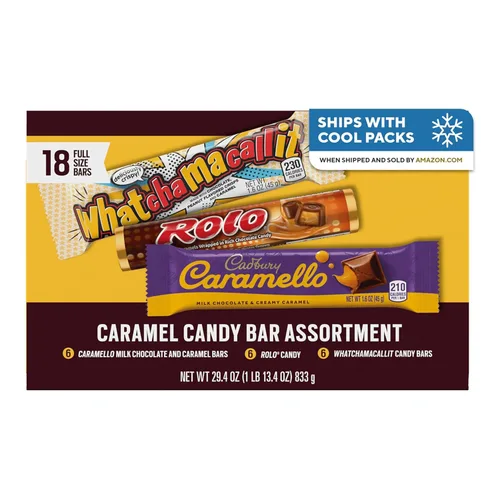 Hershey - Caja de dulces surtidos de caramelo, 29.4 onzas (18 piezas)