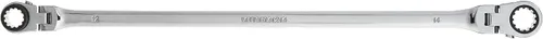 Miniatura 16 de Mountain Llave de trinquete reversible universal de caja doble de 0.512 x 0.591 in; diseño de 90 dientes, largo, flexible, reversible; MTNRM1315