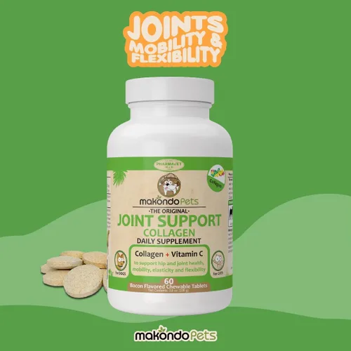 Miniatura 2 de Colágeno para perros y gatos - Suplementos de colágeno para la salud de las articulaciones - Suplemento de vitamina C para la movilidad