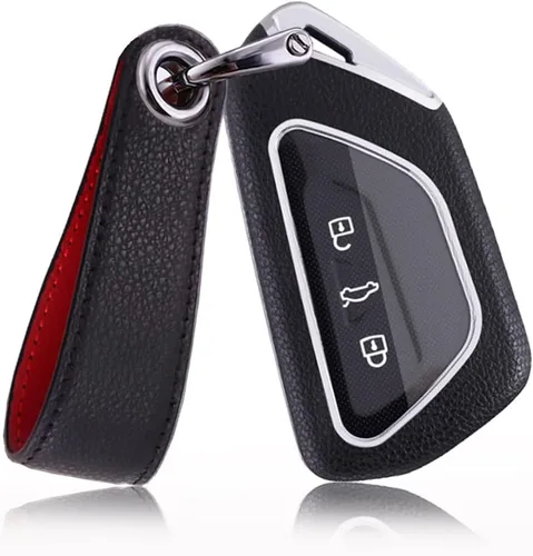 SANRILY Funda para llavero de 3/4/5 botones para VW ID.4 ID.3 Golf 8 2020 Skoda Octavia Seat Leon MK4 Tarraco Ateca Llavero sin llave con protección