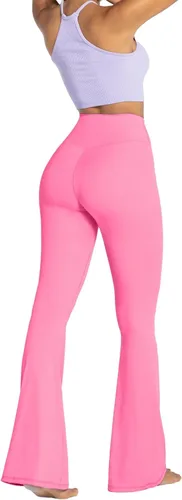 Miniatura 8 de Sunzel Womens Flare Leggings with Tummy Control Crossover Waist and Wide Leg