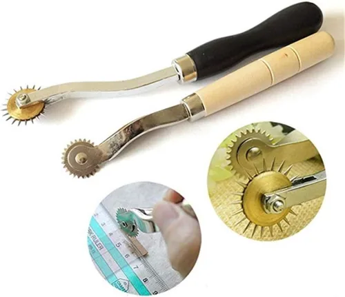 Miniatura 4 de citian Kit de herramientas de cuero, punzón de costura, carft de costura, herramienta de tallado de manualidades, sillín de trabajo y 18 piezas
