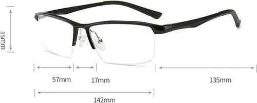 Miniatura 6 de Gafas de lectura bifocales fotocrómicas de transición para hombres, de aluminio, magnesio, cuadradas, protección UV, lectores, 0~+4.00