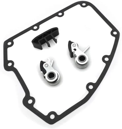 Miniatura 3 de Reemplazo de la guía de cadena de doble leva Junta de cubierta del tensor interior exterior compatible con 1999-2006 H-D Dyna Softail