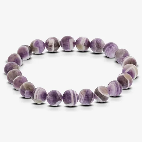 Miniatura 253 de Gem Avenue Handmade Round Bead Stretch Bracelet Unisex Natural Stone Beaded Jewelry for Men & Women, Elastic Wristband for Daily Wear
