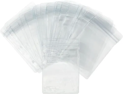 Miniatura 3 de Stockroom Plus Paquete de 100 bolsas de plástico transparente para joyas, aretes, collares, mini bolsas resellables para pequeñas empresas