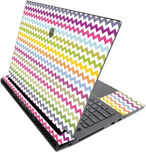 Miniatura 699 de MightySkins - Skin brillante con purpurina para Alienware M17 R3 (2020) y M17 R4 (2021) - Diversión de los años 90 Acabado duradero con purpurina
