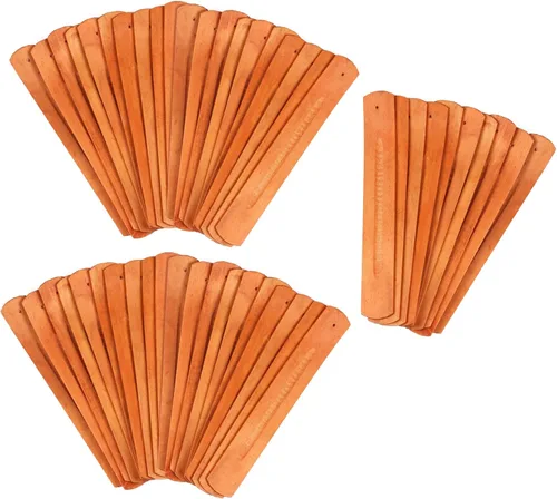 Miniatura 14 de TrendBox 5pcs hecho a mano madera llana incienso palo titular quemador ceniza colector diseño natural budista
