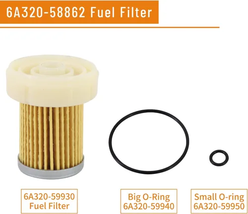 Miniatura 4 de 6A320-58862 Reemplazo del conjunto del filtro de combustible para Kubota B2320 B2410 L2800 L3400 LX2610HSD M5640SU RTV-X1100CR RTV-X900G RTV900W