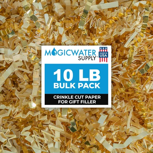 Miniatura 45 de MagicWater Papel de Corte Ondulado para Cestas de Regalo - 10 LB - Verde Militar - Perfecto para Relleno de Papel Triturado, Relleno de Cestas